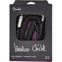 Інструментальний кабель FENDER CABLE JIMI HENDRIX VOODOO CHILD 30' COILED BLACK
