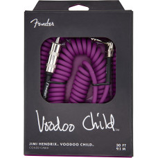 Інструментальний кабель FENDER CABLE JIMI HENDRIX VOODOO CHILD 30' COILED PURPLE