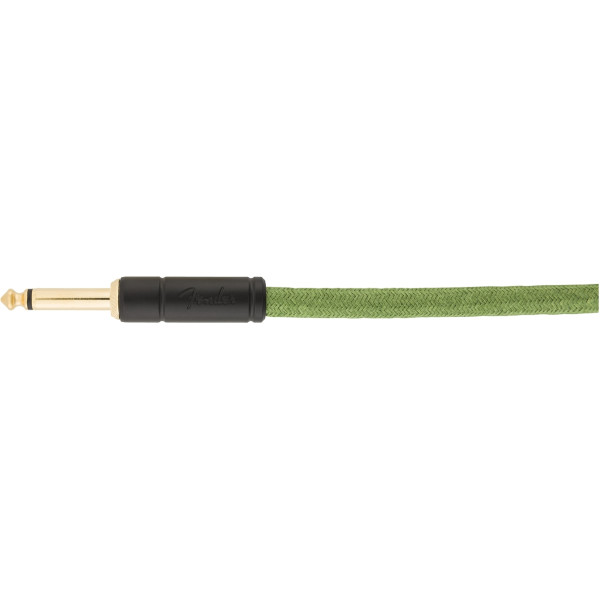 Інструментальний кабель FENDER CABLE FESTIVAL HEMP INSTRUMENT 18.6' GREEN