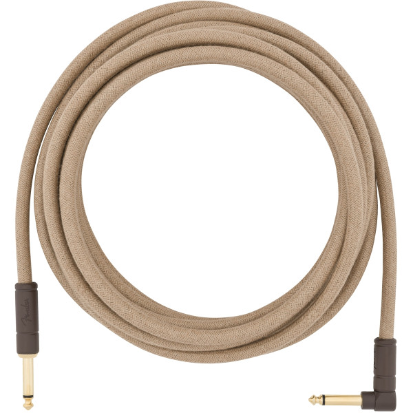 Інструментальний кабель FENDER CABLE FESTIVAL HEMP INSTRUMENT 18.6' NATURAL