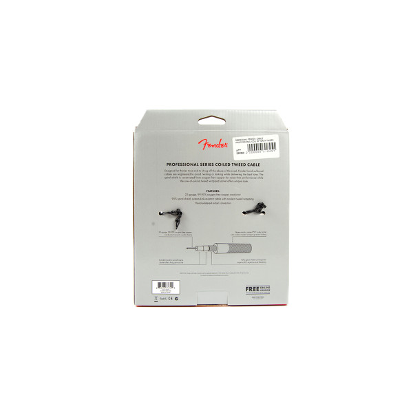 Інструментальний кабель FENDER CABLE PROFESSIONAL COILED 30" GRAY TWEED