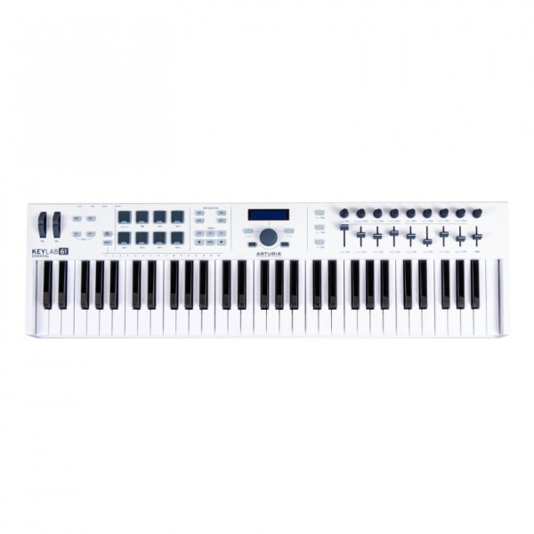 MIDI клавіатура ARTURIA KeyLab Essential 61 (White)