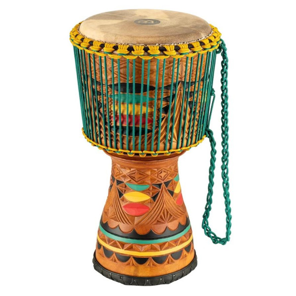 Джембе MEINL AE-DJTC2-L Artisan Edition Tongo Coloured Ornamental Carved Djembe 12"