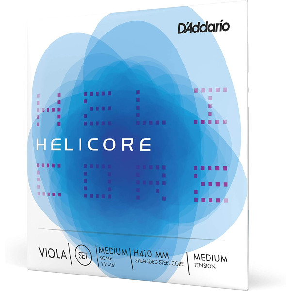 Комплект струн для альта D'ADDARIO HELICORE VIOLA STRING SET Medium Scale Medium Tension