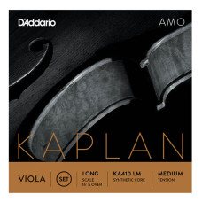 Комплект струн для альта D'ADDARIO KAPLAN AMO VIOLA STRING SET Long Scale Medium Tension