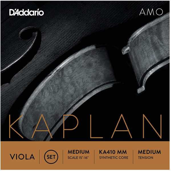 Комплект струн для альта D'ADDARIO KAPLAN AMO VIOLA STRING SET Medium Scale Medium Tension