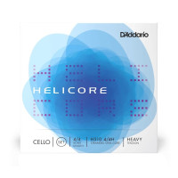 Комплект струн для віолончелі D'ADDARIO HELICORE CELLO STRING SET 4/4 Scale Heavy Tension