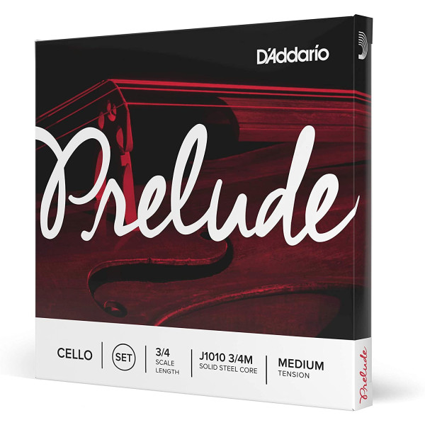 Комплект струн для віолончелі D'ADDARIO PRELUDE CELLO STRING SET 3/4 Scale Medium Tension