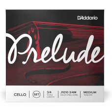 Комплект струн для віолончелі D'ADDARIO PRELUDE CELLO STRING SET 3/4 Scale Medium Tension