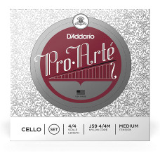 Комплект струн для віолончелі D'ADDARIO PRO-ARTÉ CELLO STRING SET 4/4 Scale Medium Tension