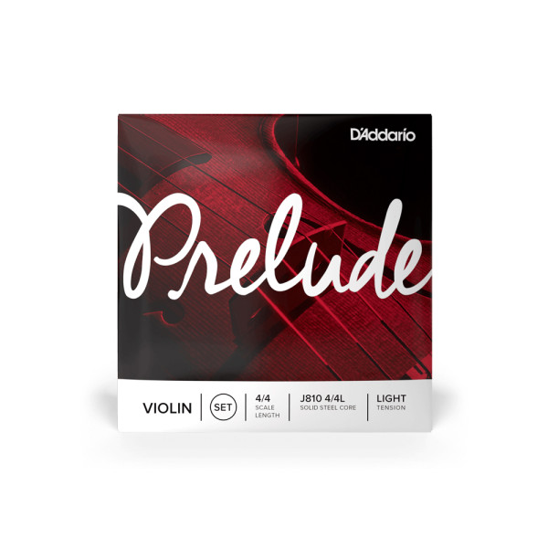 Комплект струн для скрипки D'ADDARIO PRELUDE J810 4/4 Light Tension