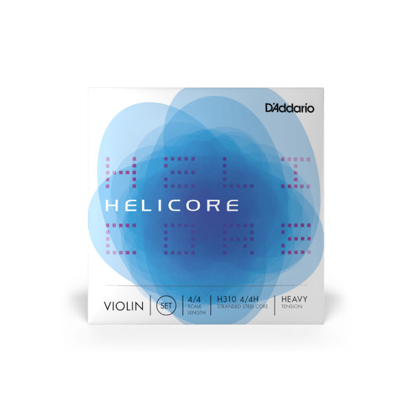 Комплект струн для скрипки D'ADDARIO HELICORE VIOLIN STRING SET 4/4 Scale Heavy Tension