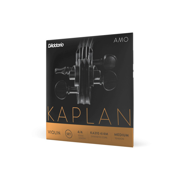 Комплект струн для скрипки D'ADDARIO KAPLAN AMO VIOLIN STRING SET 4/4 Scale Medium Tension