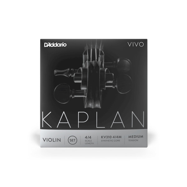 Комплект струн для скрипки D'ADDARIO KAPLAN VIVO VIOLIN STRING SET 4/4 Scale Medium Tension