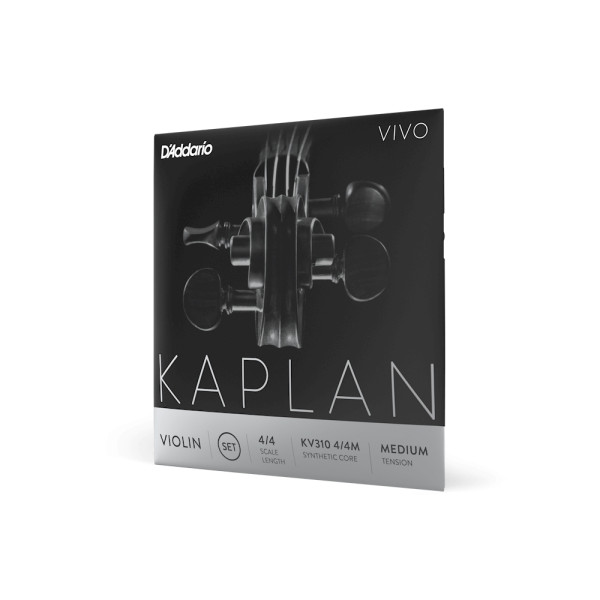 Комплект струн для скрипки D'ADDARIO KAPLAN VIVO VIOLIN STRING SET 4/4 Scale Medium Tension