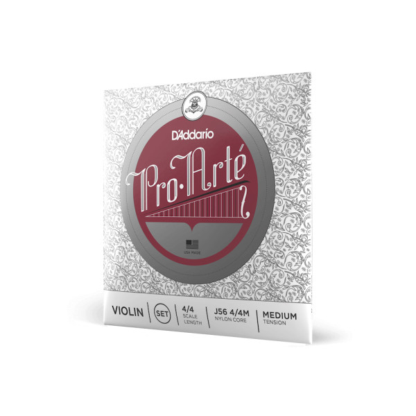Комплект струн для скрипки D'ADDARIO PRO-ARTÉ VIOLIN STRING SET 4/4 Scale Medium Tension
