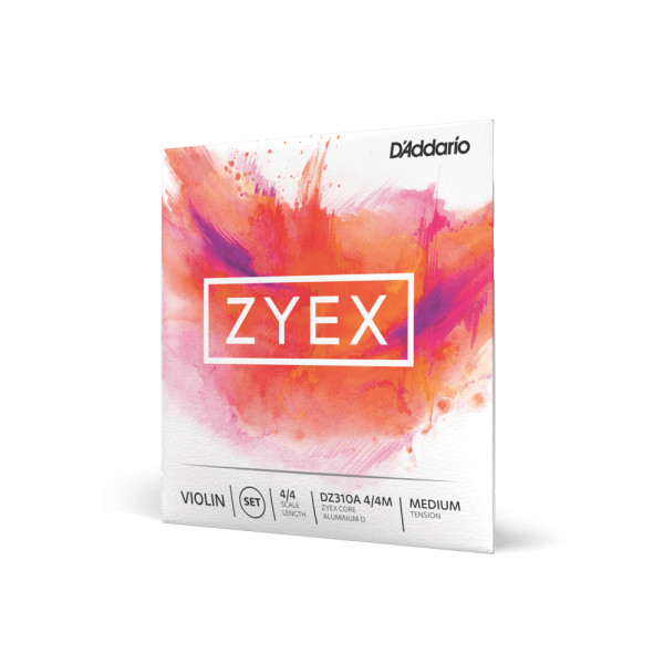 Комплект струн для скрипки D'ADDARIO ZYEX VIOLIN STRING SET 4/4 MEDIUM TENSION
