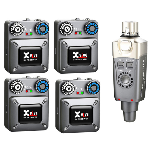 Радіосистема персонального моніторингу XVIVE U4R4 In-Ear Monitor Wireless System