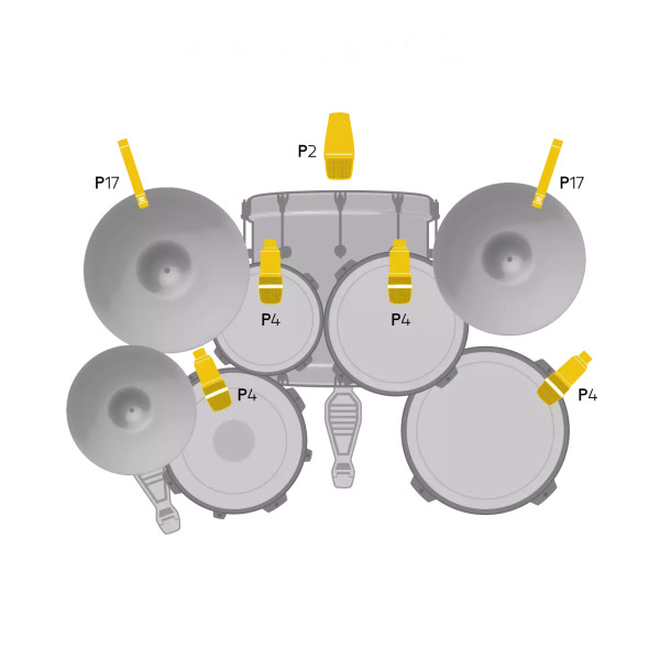 Набір мікрофонів для барабанів AKG Drum Set Session I
