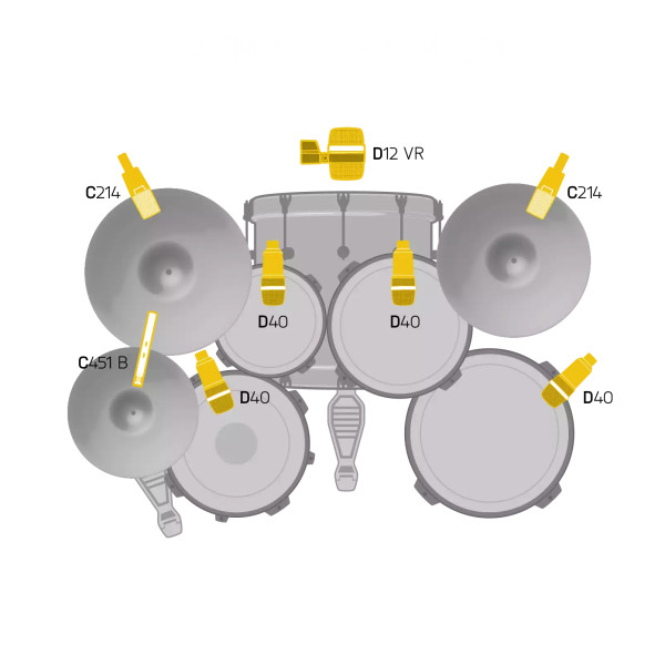 Набір мікрофонів для барабанів AKG Drum Set Premium