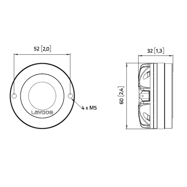 Високочастотний драйвер LAVOCE DN10.142