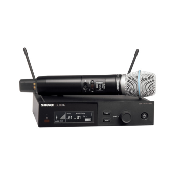 Радіосистема з ручним мікрофоном SHURE SLXD24E/B87A
