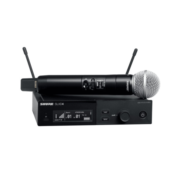 Радіосистема з ручним мікрофоном SHURE SLXD24E/SM58