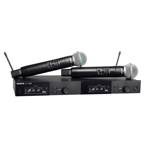 Радіосистема з двома ручними мікрофонами SHURE SLXD24DE/B58