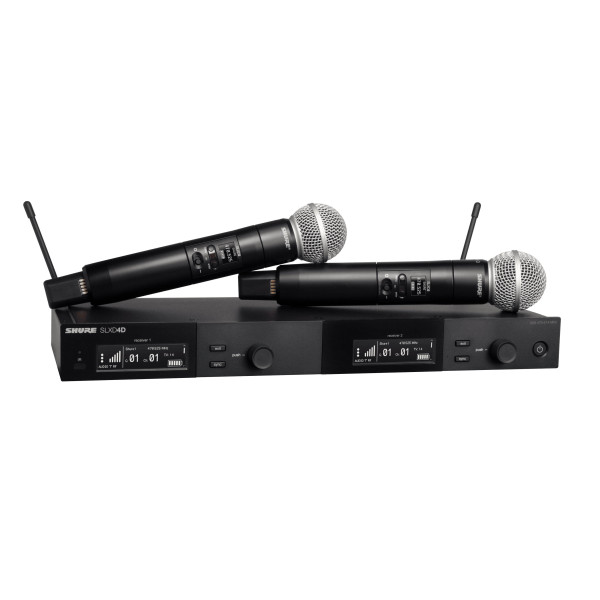 Радіосистема з двома ручними мікрофонами SHURE SLXD24DE/SM58