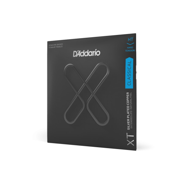 Комплект струн для класичної гітари D'ADDARIO XTC46TT XT DYNACORE TITANIUM CLASSICAL HARD TENSION