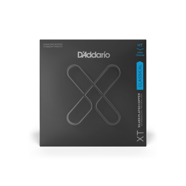 Комплект струн для класичної гітари D'ADDARIO XTC46TT XT DYNACORE TITANIUM CLASSICAL HARD TENSION