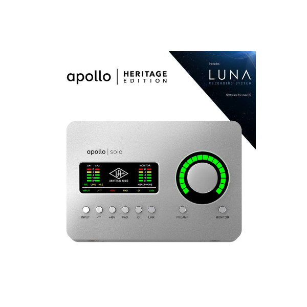 Аудіоінтерфейс UNIVERSAL AUDIO Apollo Solo Heritage Edition