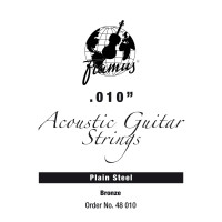 Струна №1 мі для акустичної гітари FRAMUS 48010 Bronze - Acoustic Guitar Single String, .010