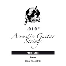 Струна №1 мі для акустичної гітари FRAMUS 48010 Bronze - Acoustic Guitar Single String, .010