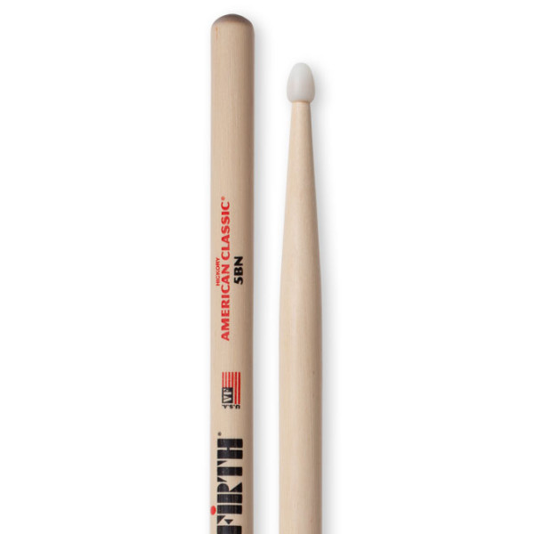 Барабанні палички VIC FIRTH 5BN American Classic Hickory Nylon