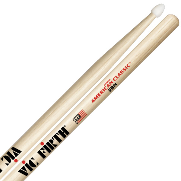 Барабанні палички VIC FIRTH 5BN American Classic Hickory Nylon