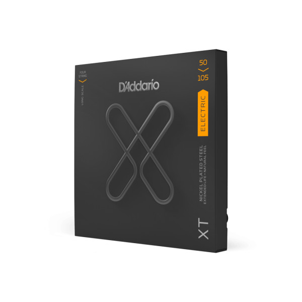 Комплект струн для бас-гітари D'ADDARIO XTB50105 XT BASS NICKEL PLATED STEEL MEDIUM (50-105)