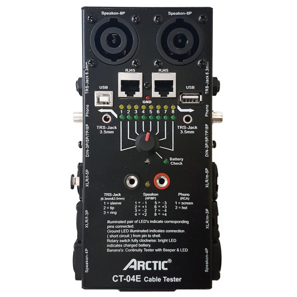 Кабельний тестер ARCTIC CT-04E