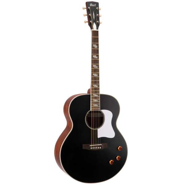 Електроакустична гітара CORT CJ Retro (Vintage Black Matte)