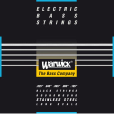 Комплект струн для бас-гітари WARWICK 40311 Black Label Medium 5-String High C (25-105)