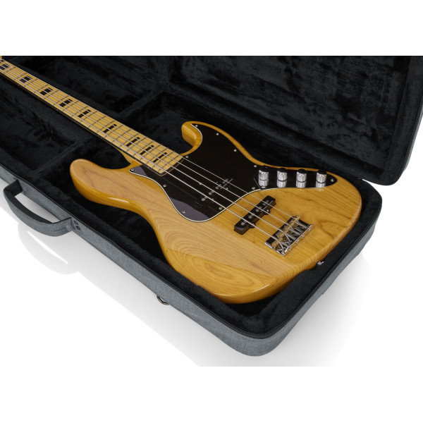 Кейс для бас-гітари GATOR GTR-BASS-GRY Grey Transit Lightweight Bass Guitar Case