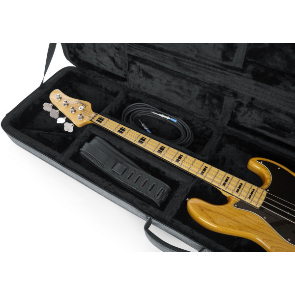 Кейс для бас-гітари GATOR GTR-BASS-GRY Grey Transit Lightweight Bass Guitar Case