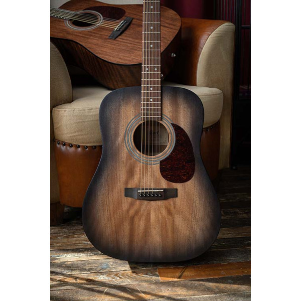 Акустична гітара CORT EARTH 60M (Open Pore Trans Black Burst)