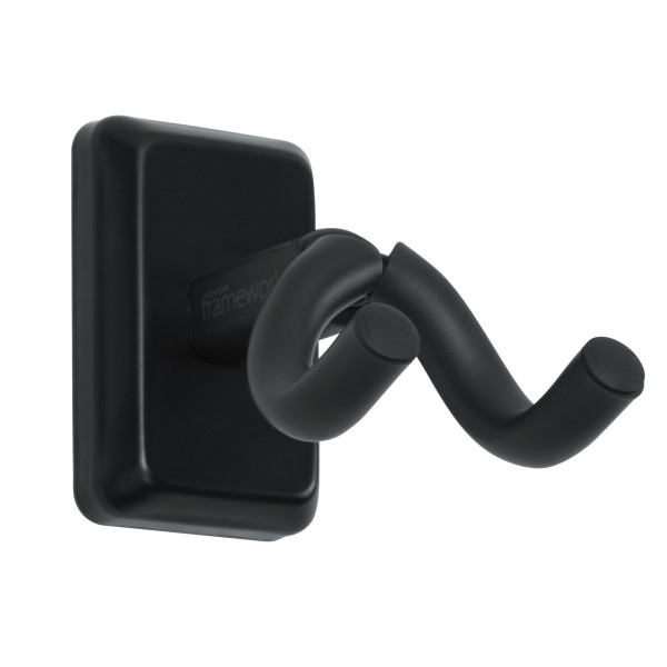 Настінний тримач для укулеле, мандоліни GATOR FRAMEWORKS GFW-UKE-HNGRBLK Wall Mount Ukulele/Mandolin Hanger (Black)