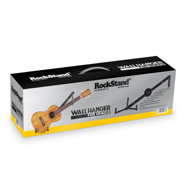 Настінний тримач для укулеле ROCKSTAND RS20932 Ukulele Wall Hanger, horizontal