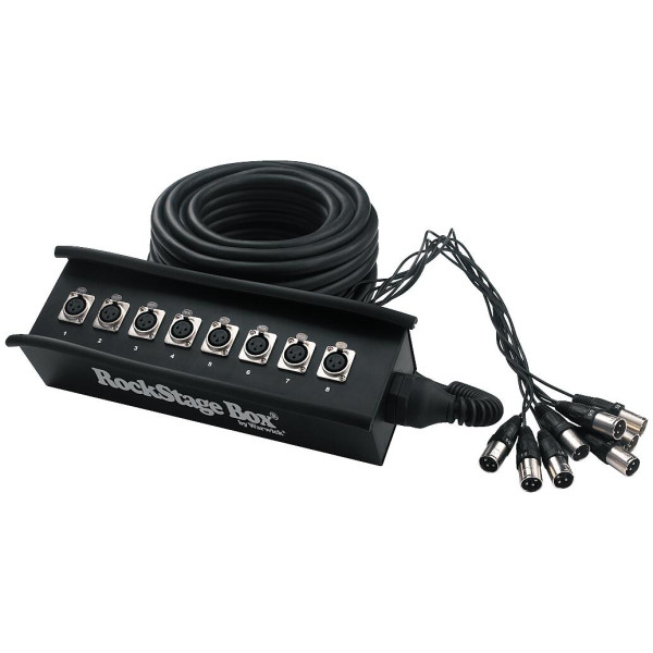 Мультикор ROCKCABLE RCL30900 Multicore Cable + Stage Box - 8 x Send (15m)