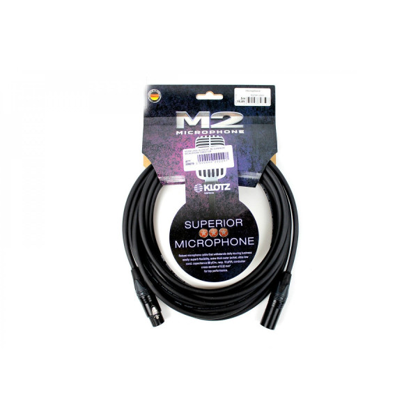 Мікрофонний кабель KLOTZ M2 SUPERIOR MICROPHONE CABLE 5 M