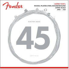 Комплект струн для бас-гітари FENDER 7250-5M SUPER 7250s NICKEL PLATED 45-125