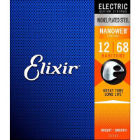 Комплект струн для електрогітари ELIXIR 12302 NICKEL PLATED STEEL NANOWEB 12-68