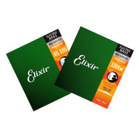 Комплект струн для бас-гітари ELIXIR 14087+15433 NICKEL PLATED STEEL NANOWEB 45-130 TW